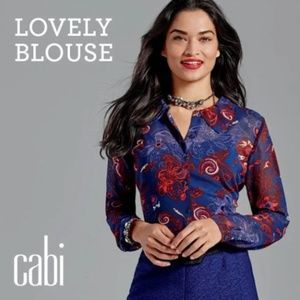 CAbi 3122 Lovely Blouse Sz S EUC